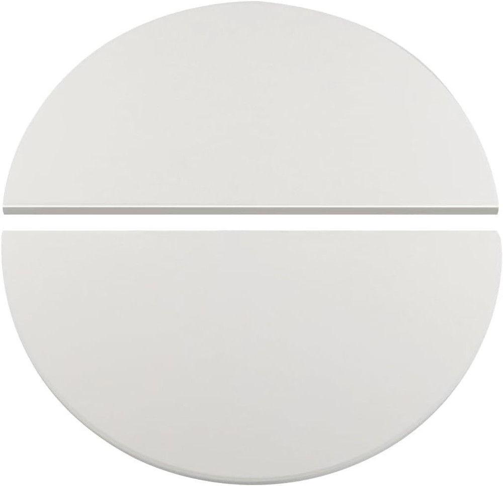 inch Half Moon Ceramic Heat Deflector Plates for Kamado Joe Classic I, II, III,B