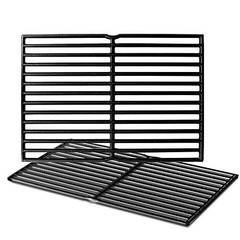 Cast Iron Grill Grates 15″x11.25″ Replacement for Weber Spirit 200 & Genesis Sil
