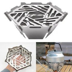 Portable Outdoor Stove Windshield Stainless Steel Camping Cooking Accessory
