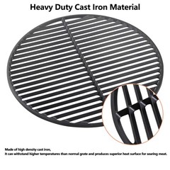 18″ Cast Iron Cooking Grate Grids Round Accessories for Large Big Green Egg,K…