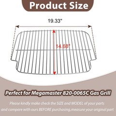Non-stick Grill Grates for Megamaster Grills 1 Burner 820-0065C Portable Gas …