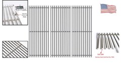 Stainless Steel Cooking Grid Grates – 16 3/8″ x 28 1/2″ for Backyard Grills