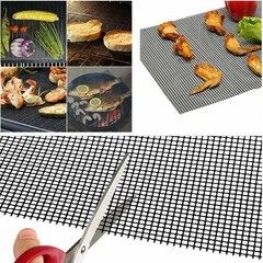 NonStick BBQ Grill Mat 3PC Set Heat Resistant Cooking Pad for Grilling