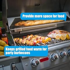 Stainless Steel BBQ Warming Rack for 30″ Grills – Replacement Grate Accessory