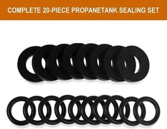 10 Pcs Propane Gasket Set for Regulator & Fittings | Leak-Proof Rubber Seals …