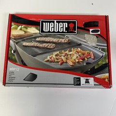 Weber Q 300/3000 Cast Iron/Porcelain Grill Top Griddle NEW Genuine