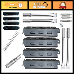14 5/8″ Heat Plates, Burners & Crossover Tubes – 4-Pack Replacement Parts