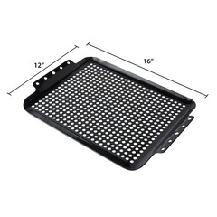 (2pack)Expert Grill Porcelain-enamel Grill Topper, 12″ x 16″