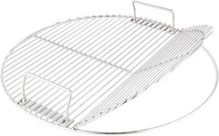 304 stainless steel hinged grill grate, 21.5-inch round