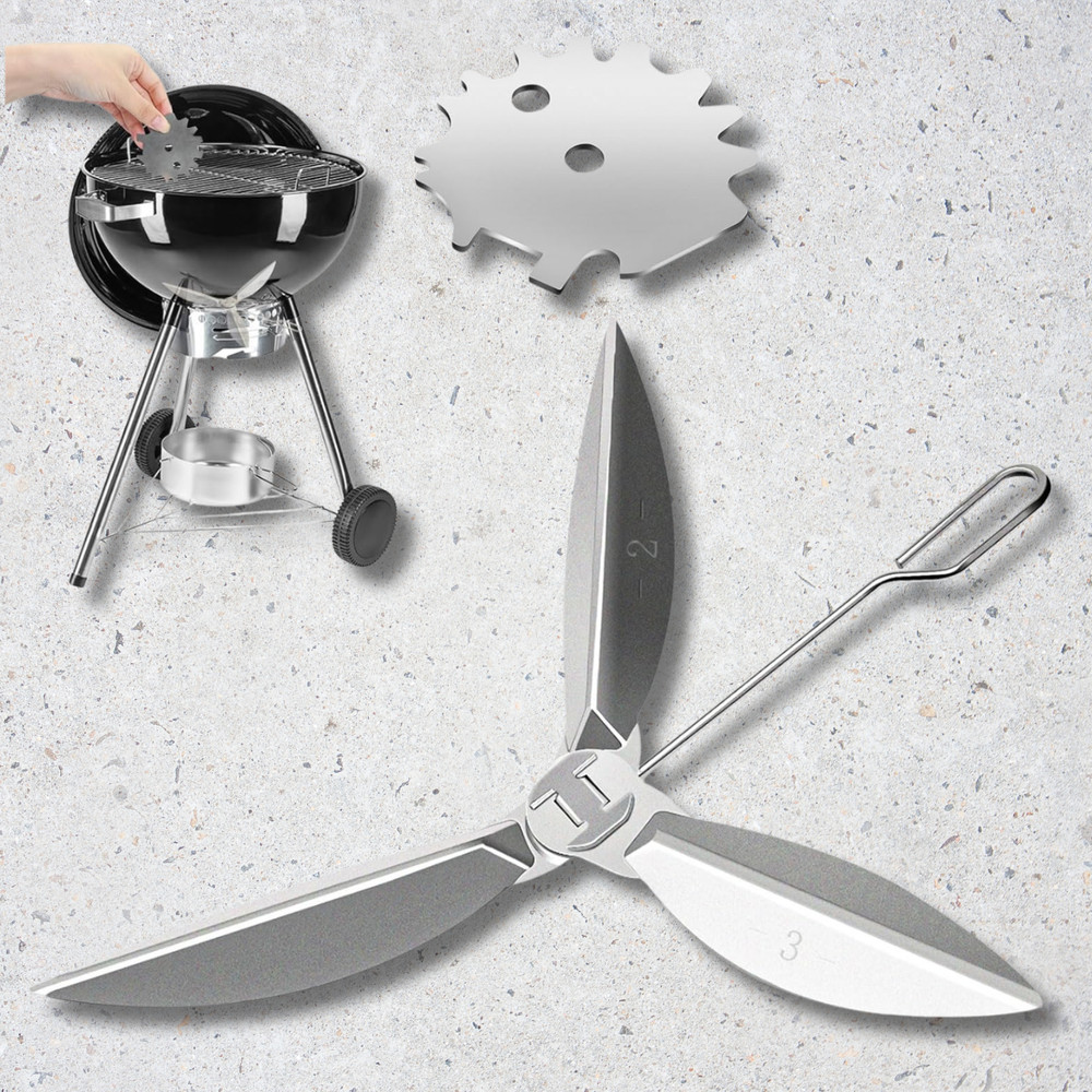 22-1/2-Inch One-Touch Cleaning System Kit for Weber Grill Parts 7444 22inch #K