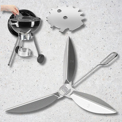 22-1/2-Inch One-Touch Cleaning System Kit for Weber Grill Parts 7444 22inch #K