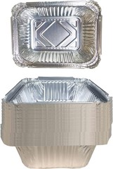 30 Pack Drip Pans Grease Tray Disposable Aluminum Foil Replacement