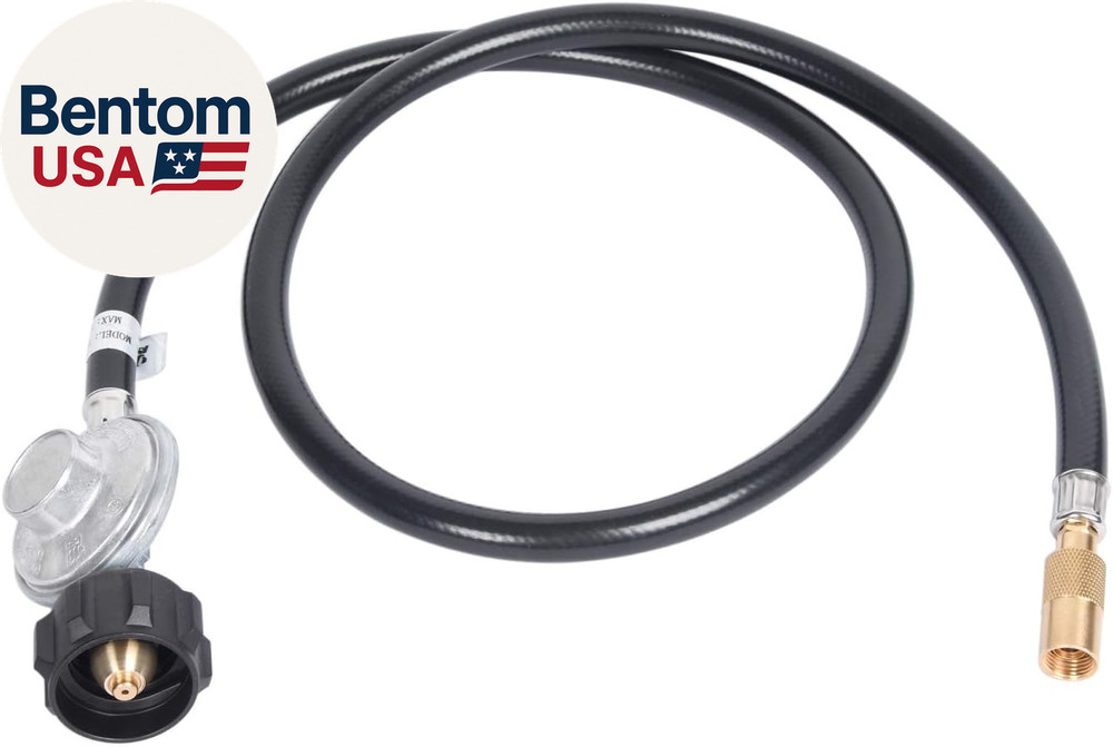 Propane Regulator with Hose, 4 Feet Griddle Propane Adapter Fits for Blackstone