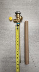 NEW MEC MES-PVE3250CLG-11.6 100 lb. POL Service Valve/11.6 in. Dip Tube, 375 psi