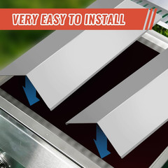 Grill Heat Plates for Cuisinart CGG-306 Nexgrill 820-0033 Megamaster 306-20133