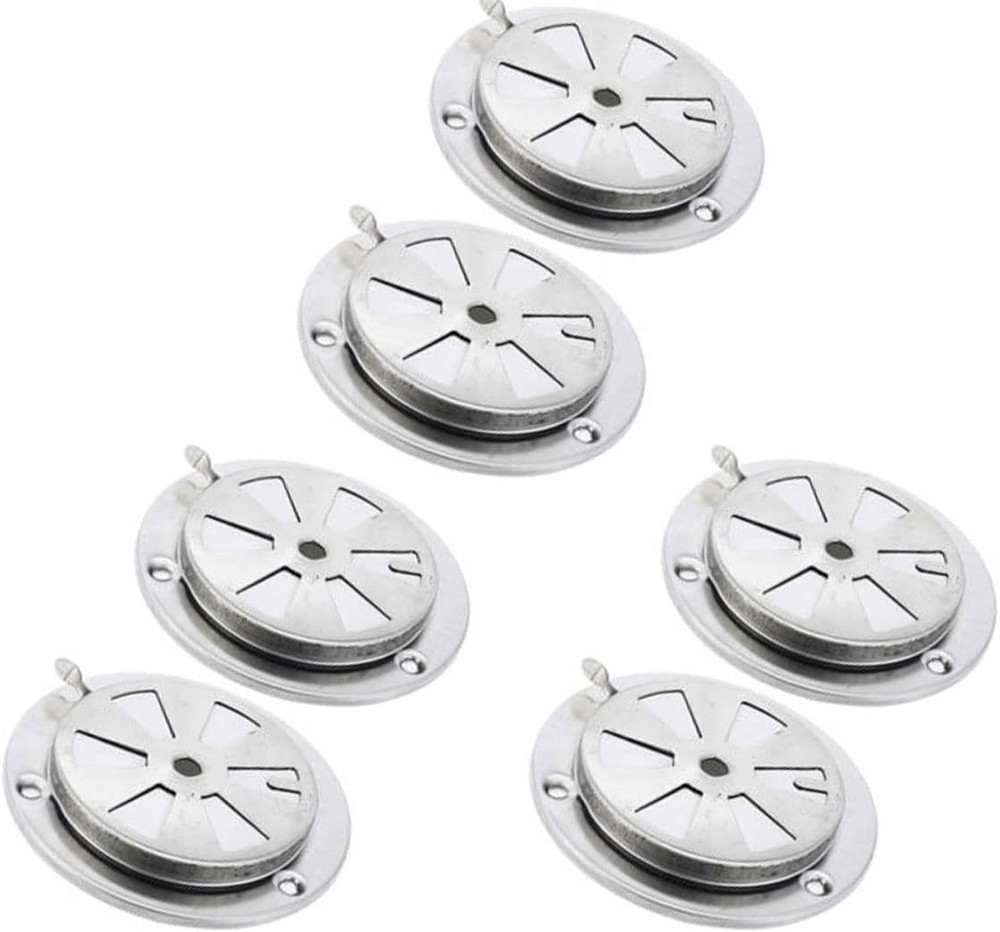 6PCS Replacement Parts -BBQ Grill Smoker Exhaust Vent Stove Air Vent Damper