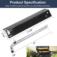 Grill Parts for Expert Grill XG10-101-002-02 3 Burner Gas Grill, Heat Plates …