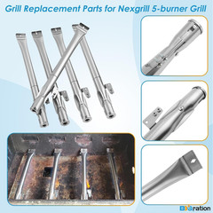 Replacement Parts Kit for Nexgrill 5-Burner 720-0888 720-0888N 720-0888A, 4-Burn