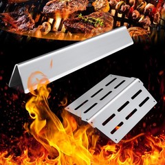Stainless Steel Flavorizer Bars & Heat Deflector for Weber Genesis 300 Series