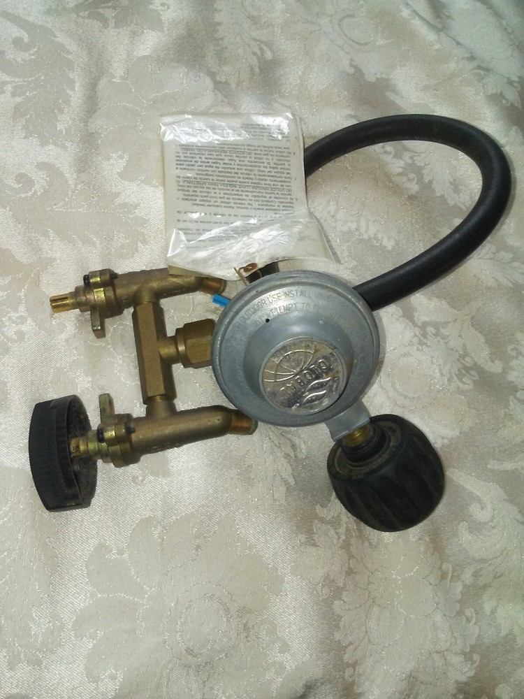 Global 9T82-Regulator Hose For Gas Grill LP. with brass valve 0701