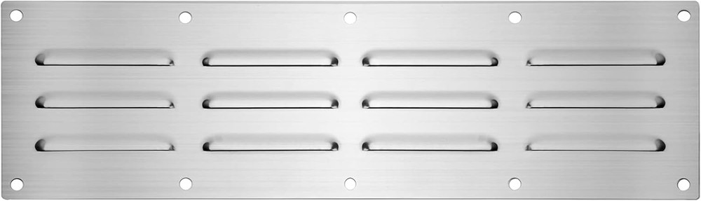 Stainless Steel Venting Panel for Grill Accessory, 15″ by 4-1/2″