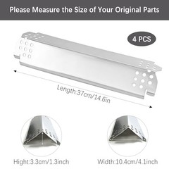 14.6″ inch Stainless Steel Grill Heat Plate Shield Replacement for Nexgrill