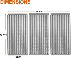 BBQ Future 18 7/16″ Grill Grate Replacement Part for Charbroil Tru-Infrared 3 Bu