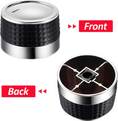 4 Pieces Gas Grill Knob BBQ Control Knobs Replacement Rotating Switch Gas Stove