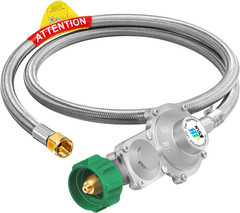 Two Stage Propane Regulator for Gas Grills RV Generator QCC1 Type1 Connector