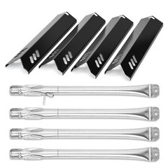 Grill Replacement Parts for Outdoor Gourmet 4 Burner 15″ Heat Plates and Burner