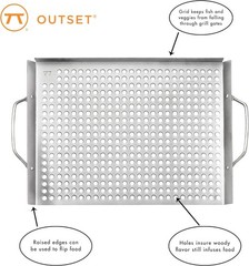Enhance Your BBQ Experience with the Heavy Duty 11”x17” Stainless Grill Topper