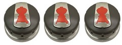 (3) Weber Genesis Knob Kit E-310 S-310 E-330S S-330