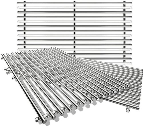 SUS304 9MM Grill Grates for Weber Genesis II E-410/E-415/E-435, Grill Parts….