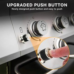 onlyfire 6 Outlets Universal Spark Generator Tact Push Button Switch 6 Outlet