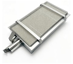 619- Stainless Steel Silver Gas Grill Burner Assembly BBQ Smoker Box