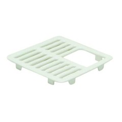 PF934 9-1/2″ Cast Iron 3/4″ Top Grate – White