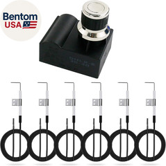 DHL-128-6Q Universal 6 Outlets Tact Push Button Grill Ignitor Kit for Home Depot