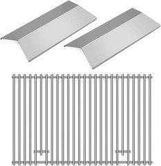 Grill Heat Plates Cooking Grates for Cuisinart CGG-306 Nexgrill Megamaster BBQ