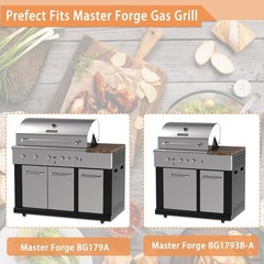 Heat Shield Grill Replacement For Master Forge BG179A BG1793BA -4 Pack