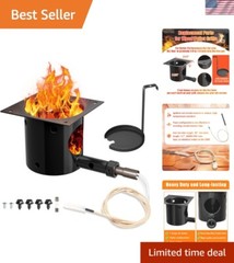 Upgrade Your Grill: Fire Pot Burn Pot & Ignitor Kit for Traeger & Pit Boss