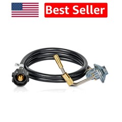 Easy-Install 5 FT Propane Hose and Regulator – For Blackstone 17” & 22” Griddles