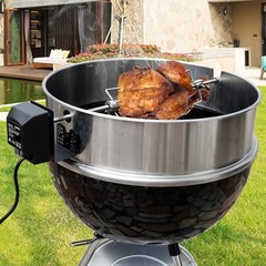 Onlyfire Universal BBQ Grill 3 Inch Slide Rotisserie Motor Bracket Black