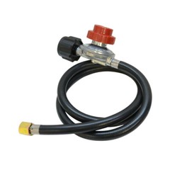 4 Ft Hose Propane Regulator High Pressure LPG BBq Gas Burner Stove Fryer