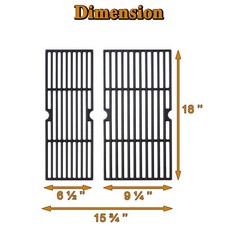 Replacement Grill Grates for 2 Burner Gas Grill – Compatible Cooking Parts