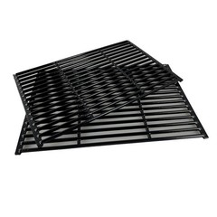 Grill Grates BBQ Grate Grid 19×25 2pcs Porcelain Coated Cast Iron Replacement