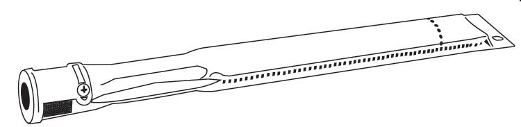 Grill Part # BMTB2 – Brinkmann Tube Burner 14-1/4 Long