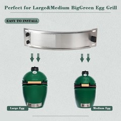 Green Egg Replacement Parts Stainless Draft Door Fits for Medium & Large Big .