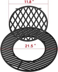 onlyfire Cast Iron Grill Grate Weber 22 Inch Kettle