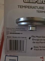 GrillPartsPro Temperature Gauge Grill Parts Pro 812-7229-S2 Brinkmann new