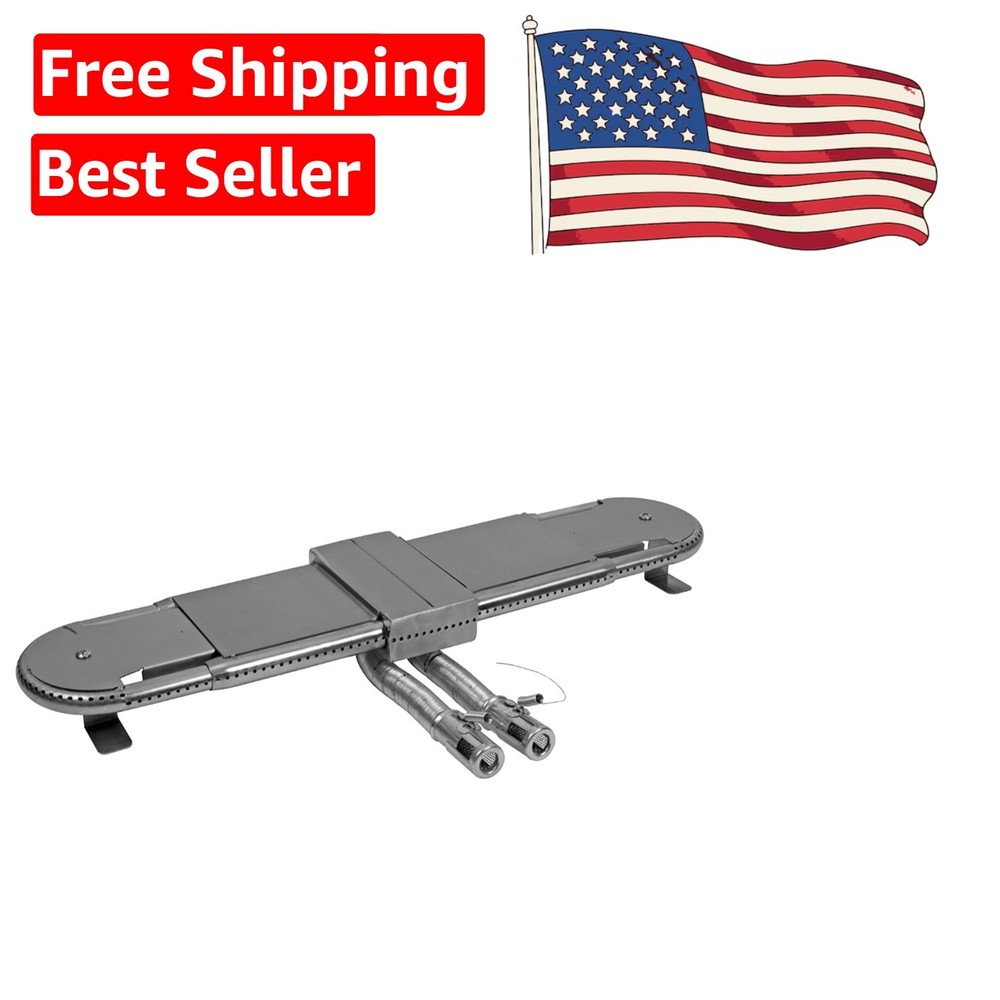 Durable 15-22 Inch Adjustable Bar Burner with Spider Guards for Pest Protection